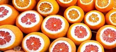 Grapefruit and oranges