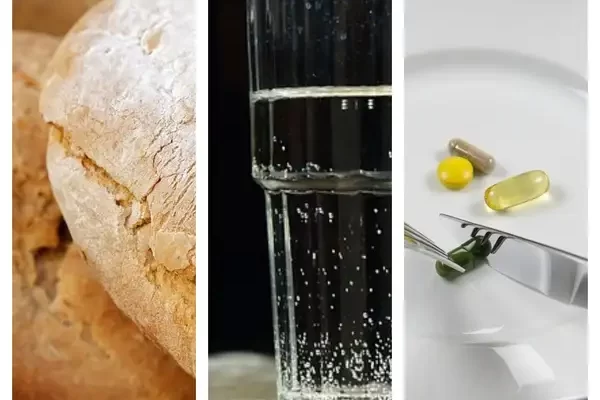 bread, water and multivitamin diet